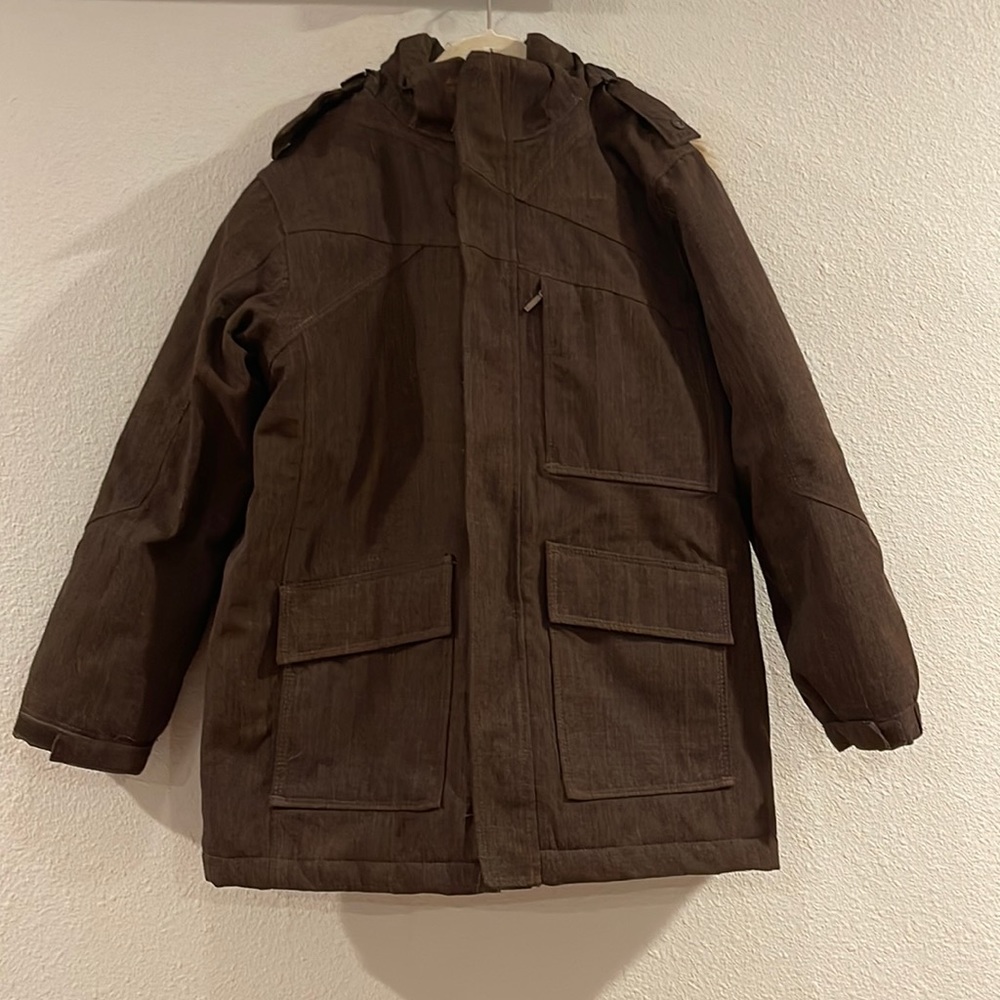 Lands’ End unisex kids parka, Size M (10-12)